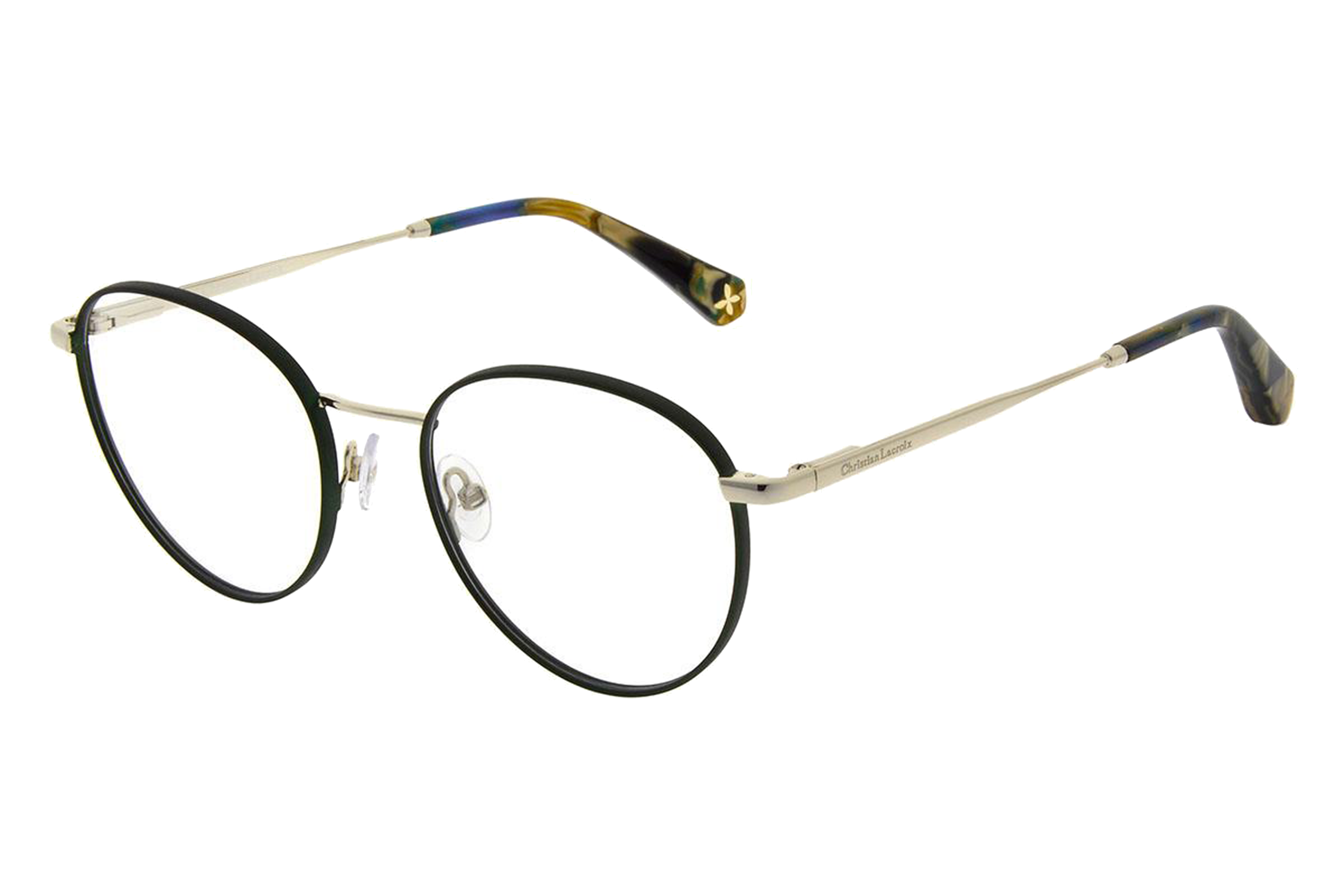 小物 Christian Lacroix NWT Christian Lacroix Reese Pewter Gray Color Logo Detail