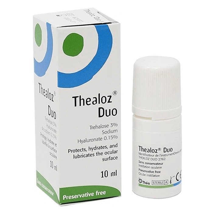 HYLO DUAL Hylo-Protect EYE DROPS 10ml moisturizing Dry Eye Allergy Soothing  NEW!